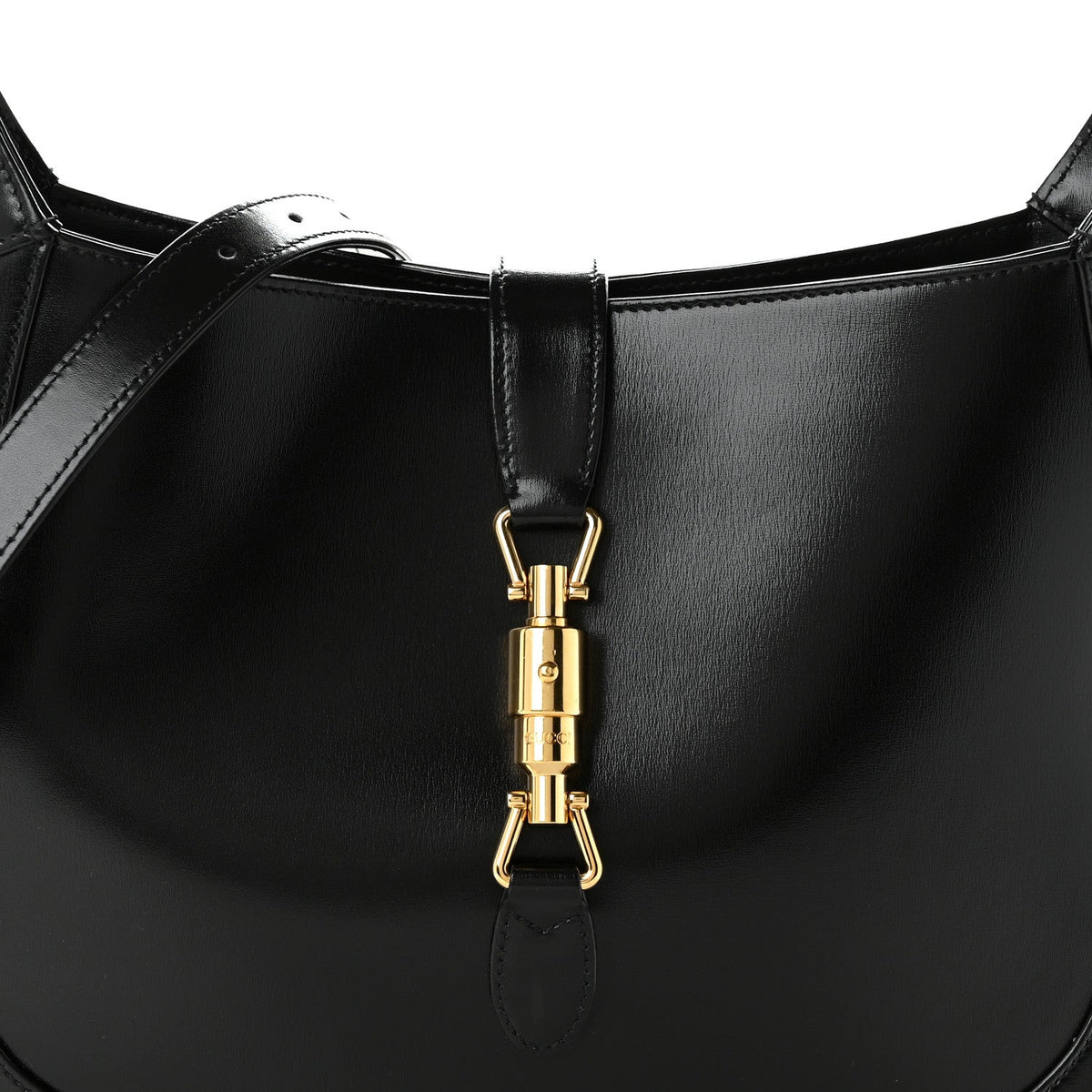 Boarded Dyana Lux Calfskin Medium Jackie 1961 Hobo Black