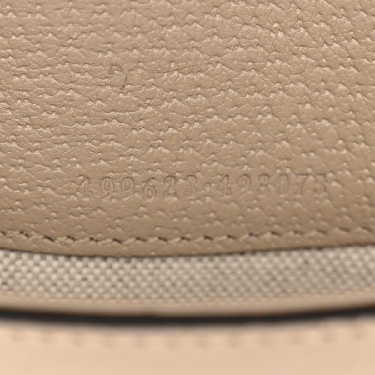 GG Supreme Monogram Textured Dollar Calfskin Small Rectangular Dionysus Shoulder Bag Beige Mystic White Oatmeal