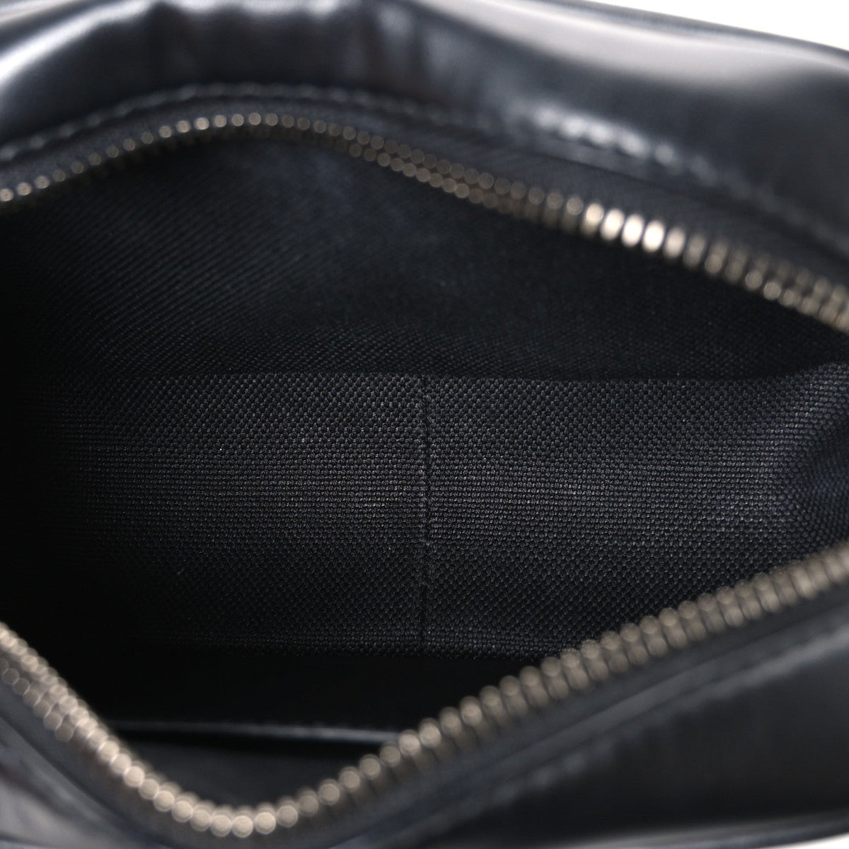 Calfskin Matelasse Monochrome Mini GG Marmont Chain Shoulder Bag Black