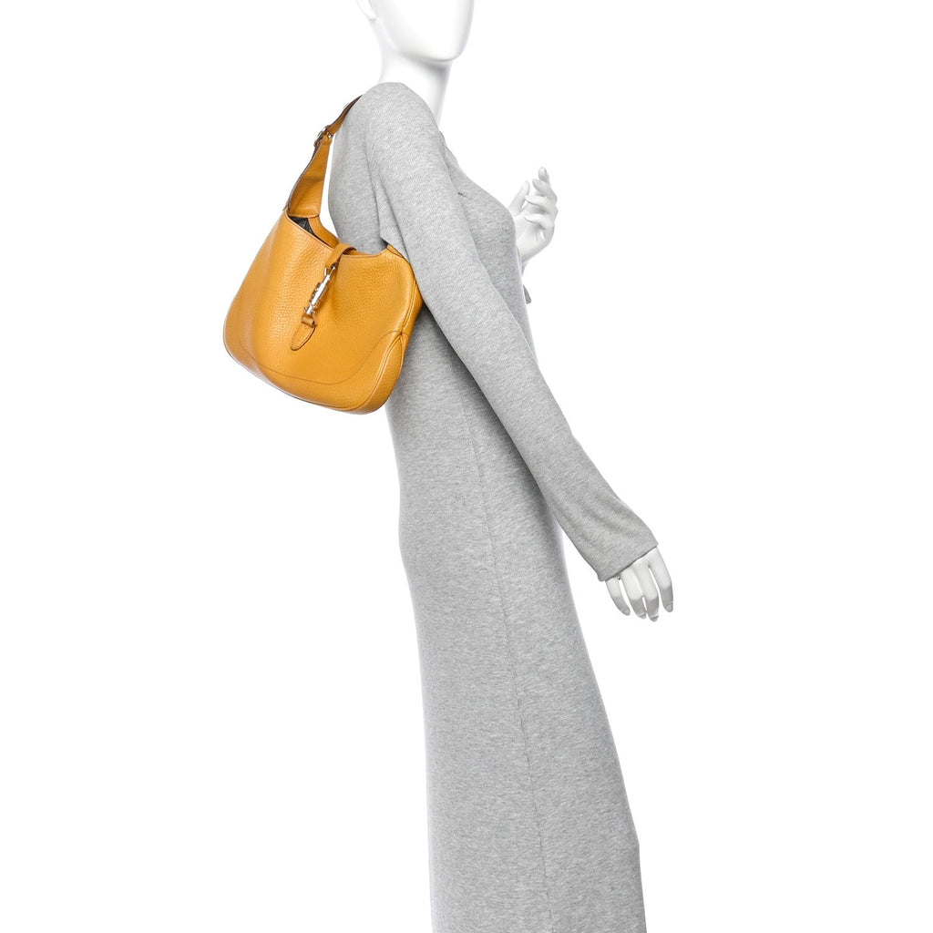 Soft Grained Calfskin Jackie O Hobo Orange