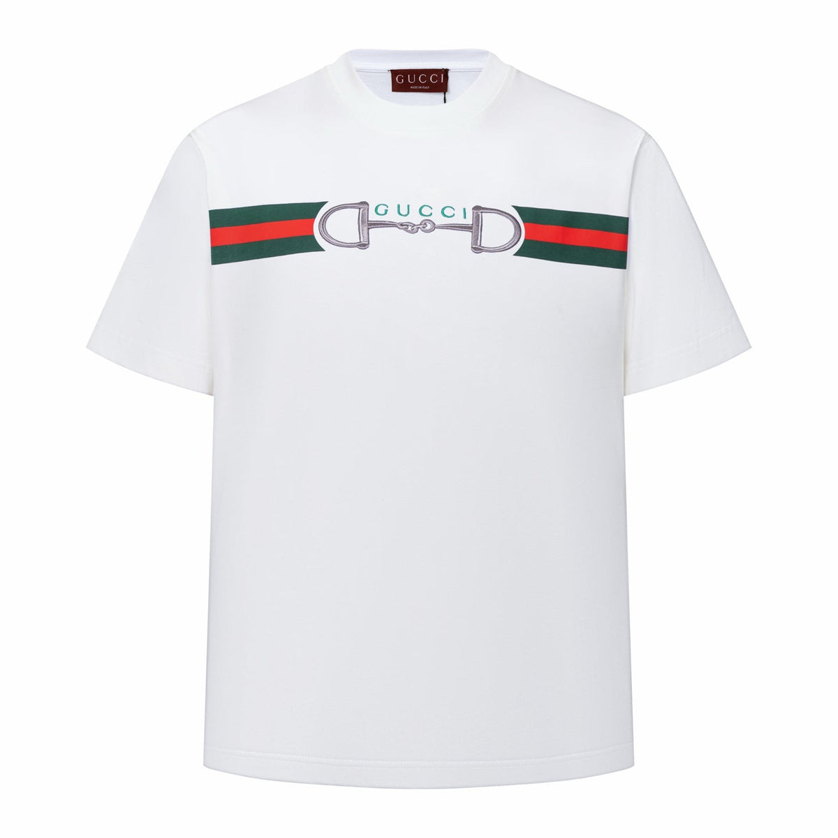 Gucci T-Shirt White Crewneck - Luxury Cotton Comfort & Style