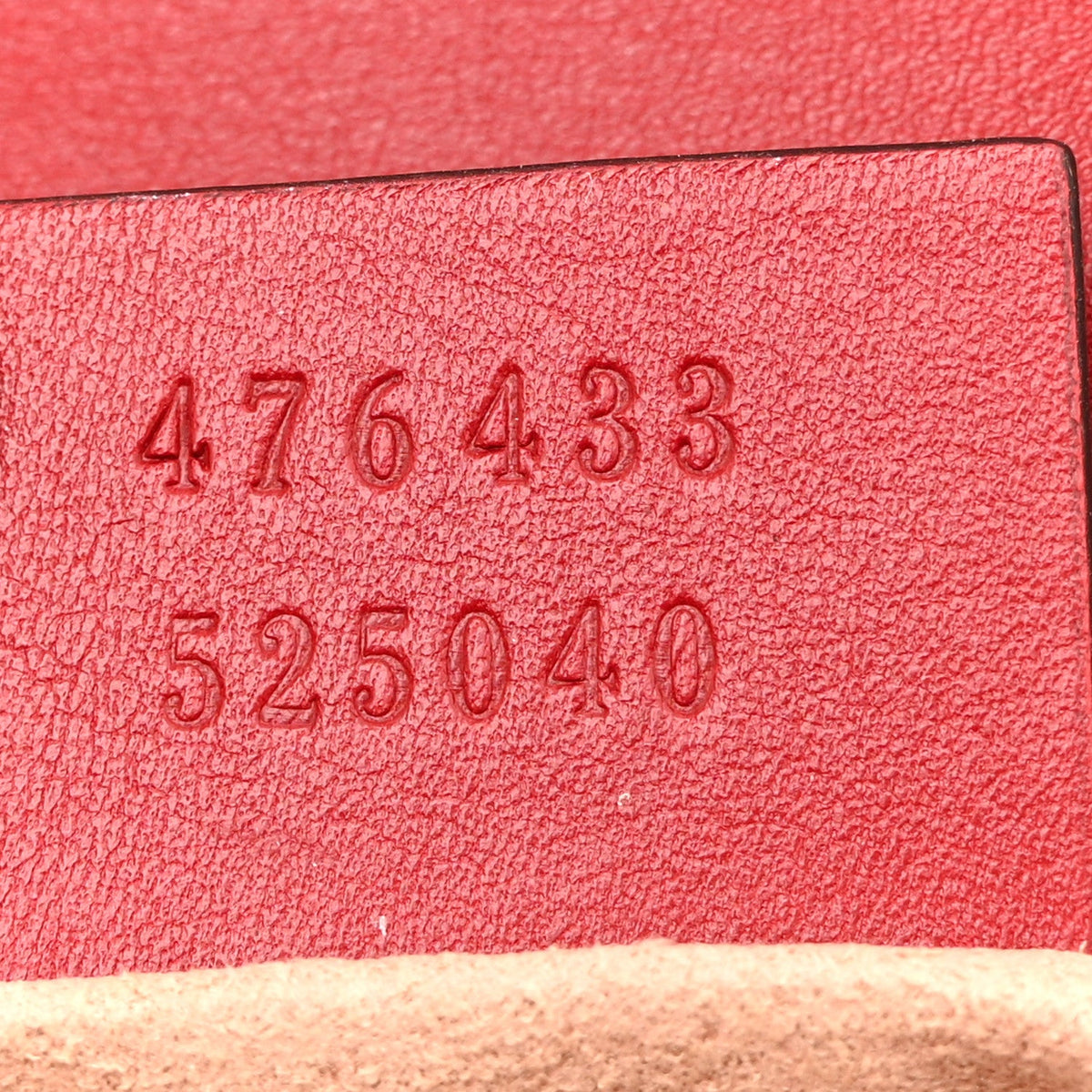 Calfskin Matelasse Super Mini GG Marmont Shoulder Bag Hibiscus Red