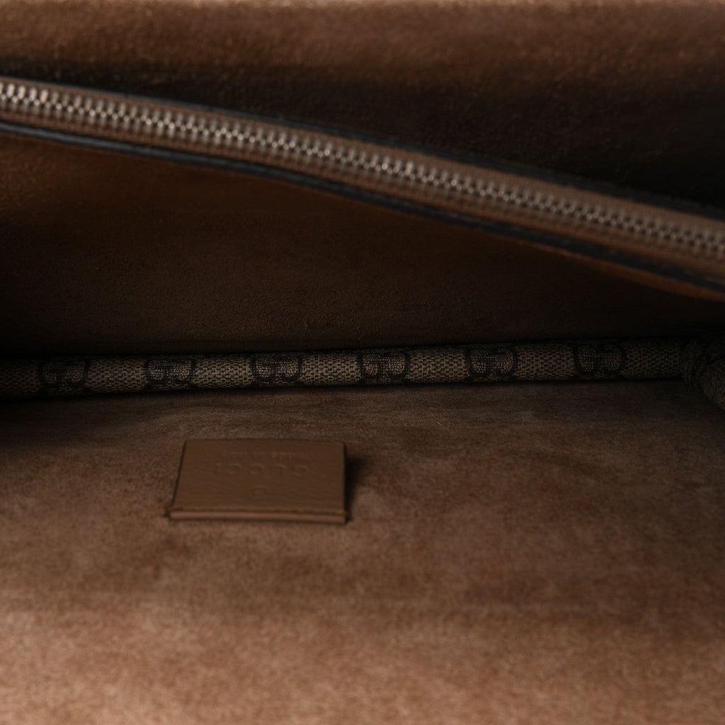 GG Supreme Monogram Small Dionysus Shoulder Bag Taupe