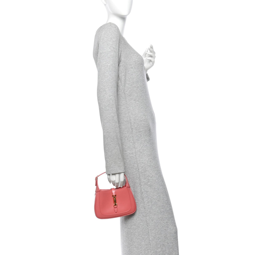 Boarded Dyana Lux Calfskin Mini Jackie 1961 Hobo Pink