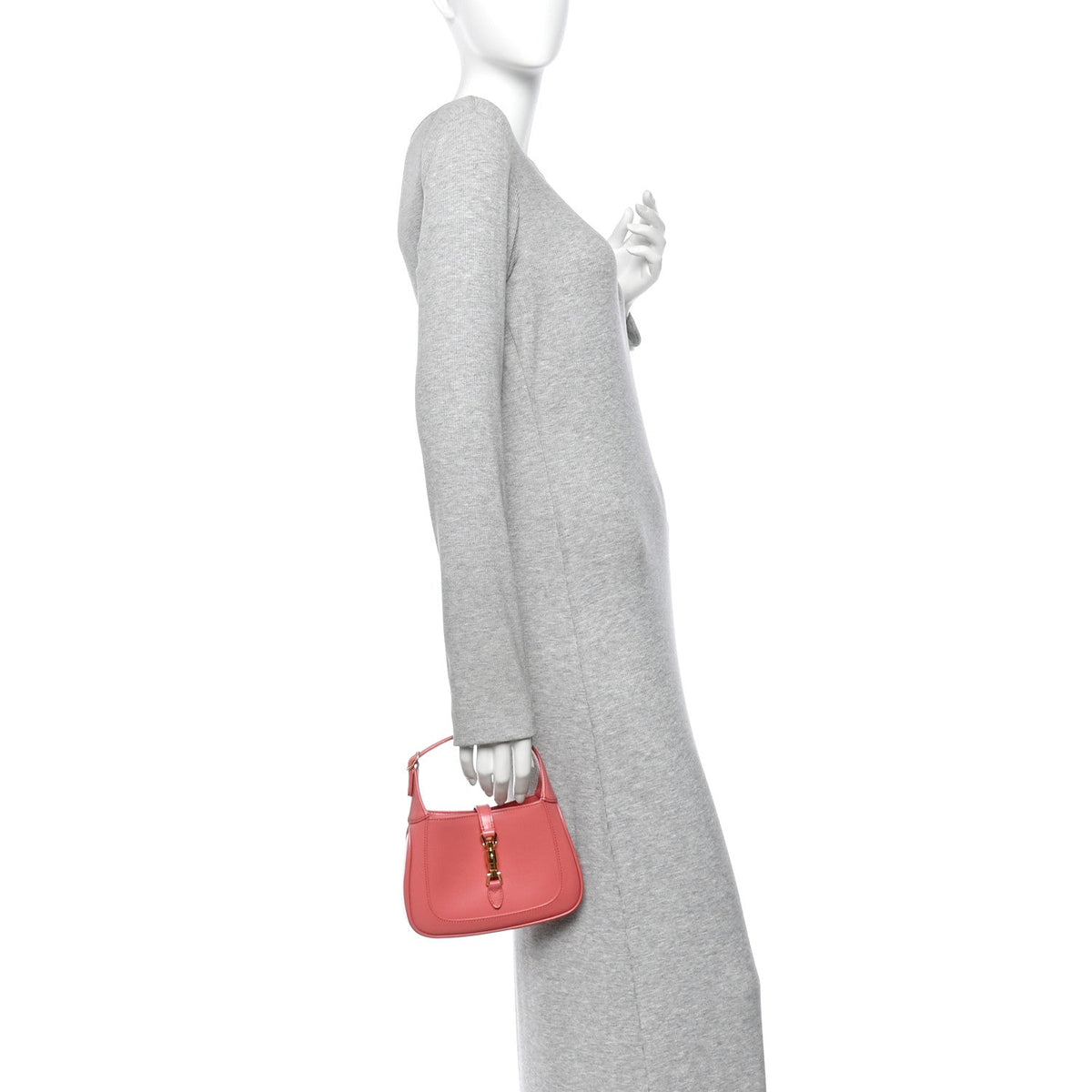 Boarded Dyana Lux Calfskin Mini Jackie 1961 Hobo Pink