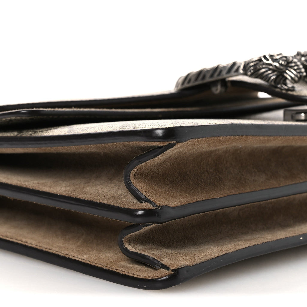 GG Supreme Monogram Small Dionysus Shoulder Bag Taupe
