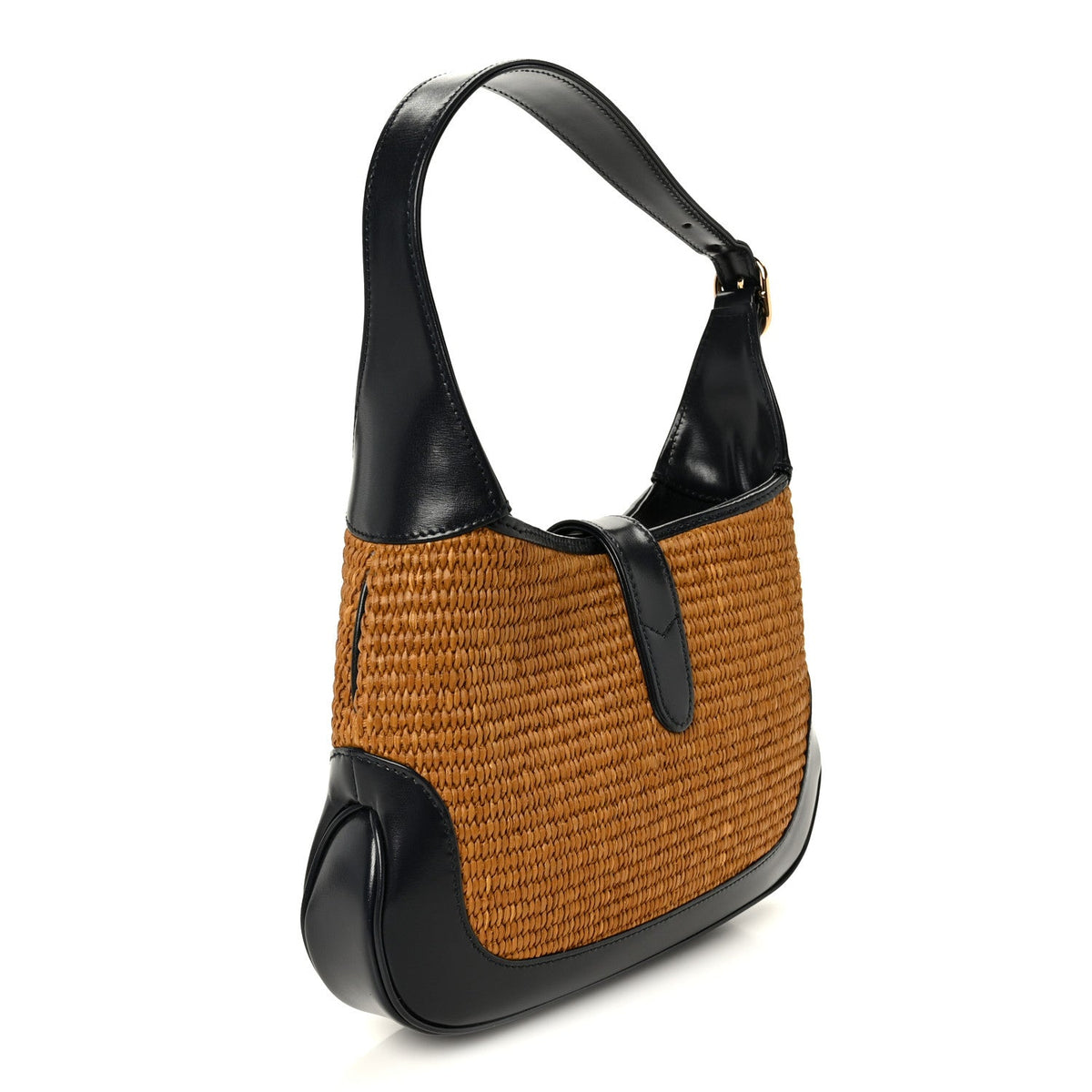 Straw Lux Boarded Dyana Lux Calfskin Small Jackie 1961 Hobo Natural Blue