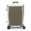 GG Supreme Monogram Porter Cabin Plus Suitcase Beige Dark Brown Supreme