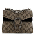 GG Supreme Monogram Mini Dionysus Shoulder Bag Black