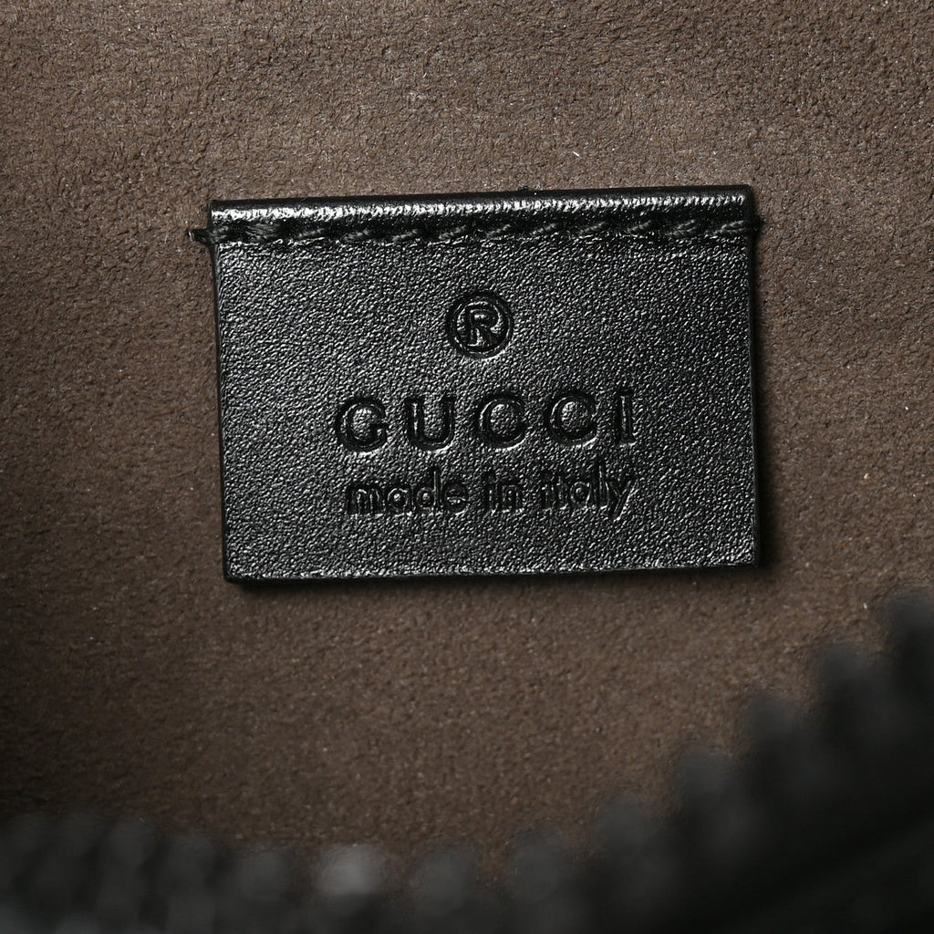GG Supreme Monogram Belt Bag Black