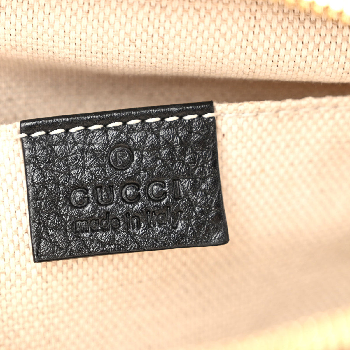 Pebbled Calfskin Small Soho Disco Bag Black