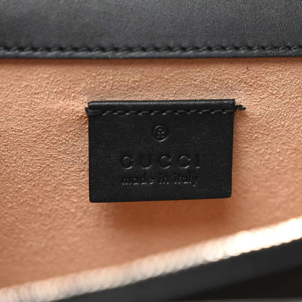 Velvet Skipper GG Monogram Small Dionysus Shoulder Bag Blue Beige Black
