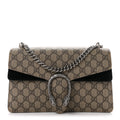 GG Supreme Monogram Small Dionysus Shoulder Bag Black