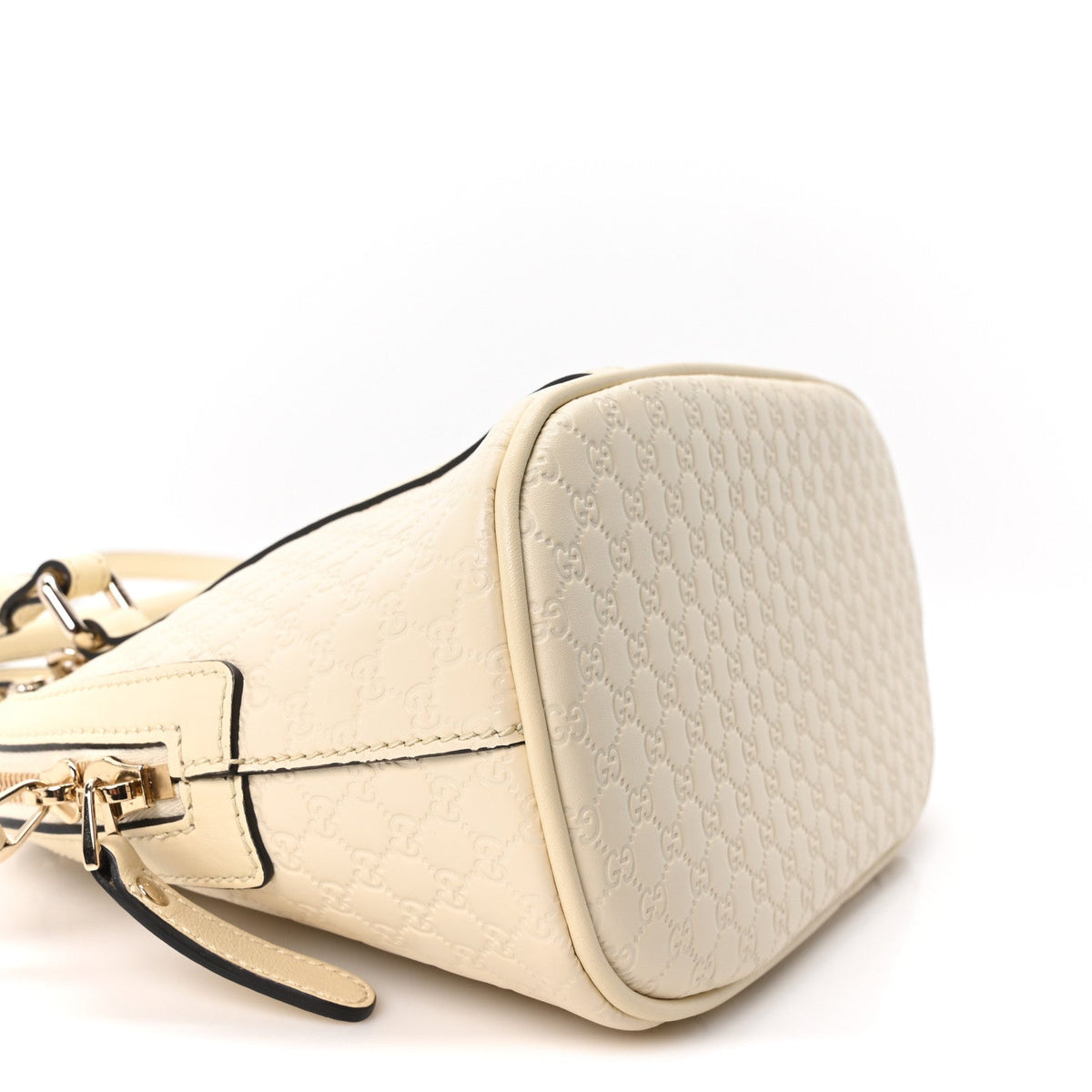 Soft Microguccissima Mini Dome Bag Ivoire