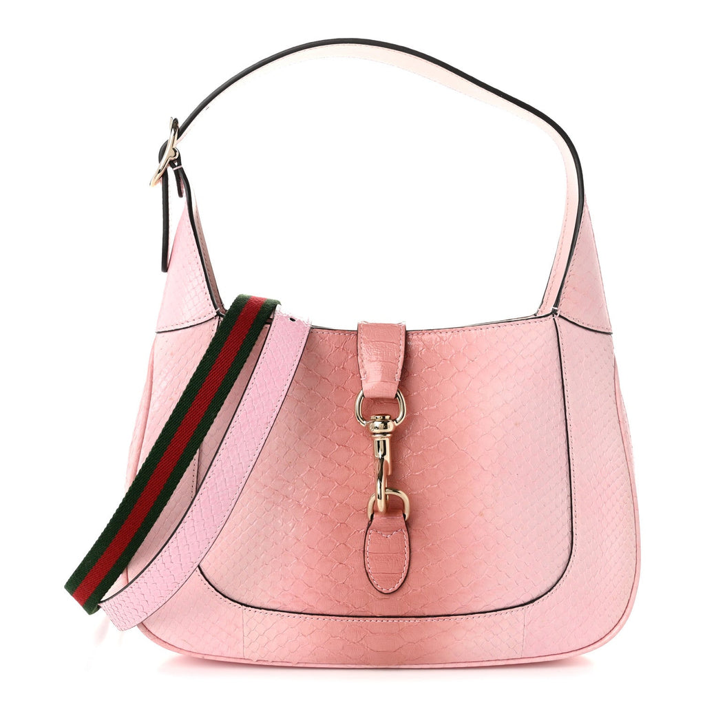 Snakeskin Web Small Jackie 1961 Hobo Pink
