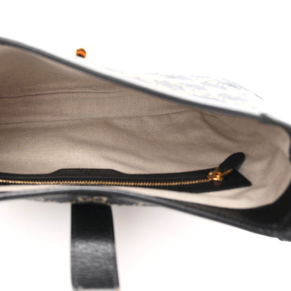 Jacquard Denim GG Monogram Small Jackie 1961 Hobo Black Ivory