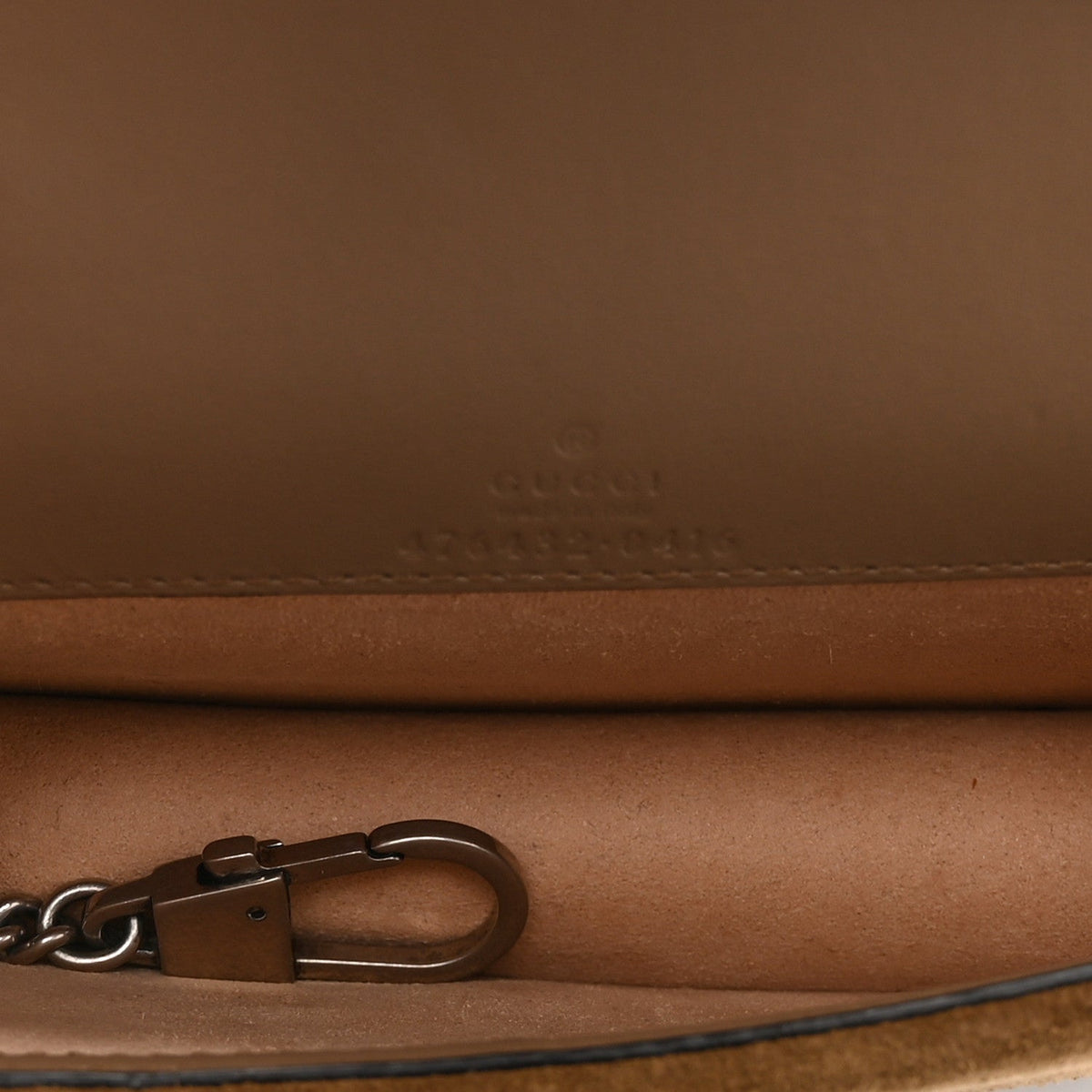 GG Supreme Monogram Super Mini Dionysus Shoulder Bag Taupe