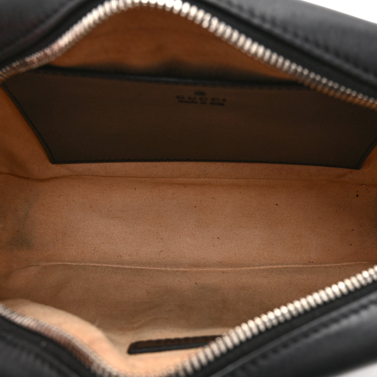 Calfskin Matelasse Aria Small GG Marmont Chain Shoulder Bag Black