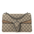 GG Supreme Monogram Small Dionysus Shoulder Bag Taupe