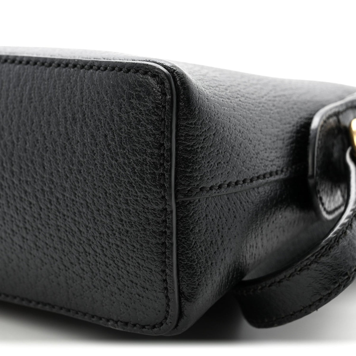 Calfskin GG Web Small Ophidia Dome Shoulder Bag Black