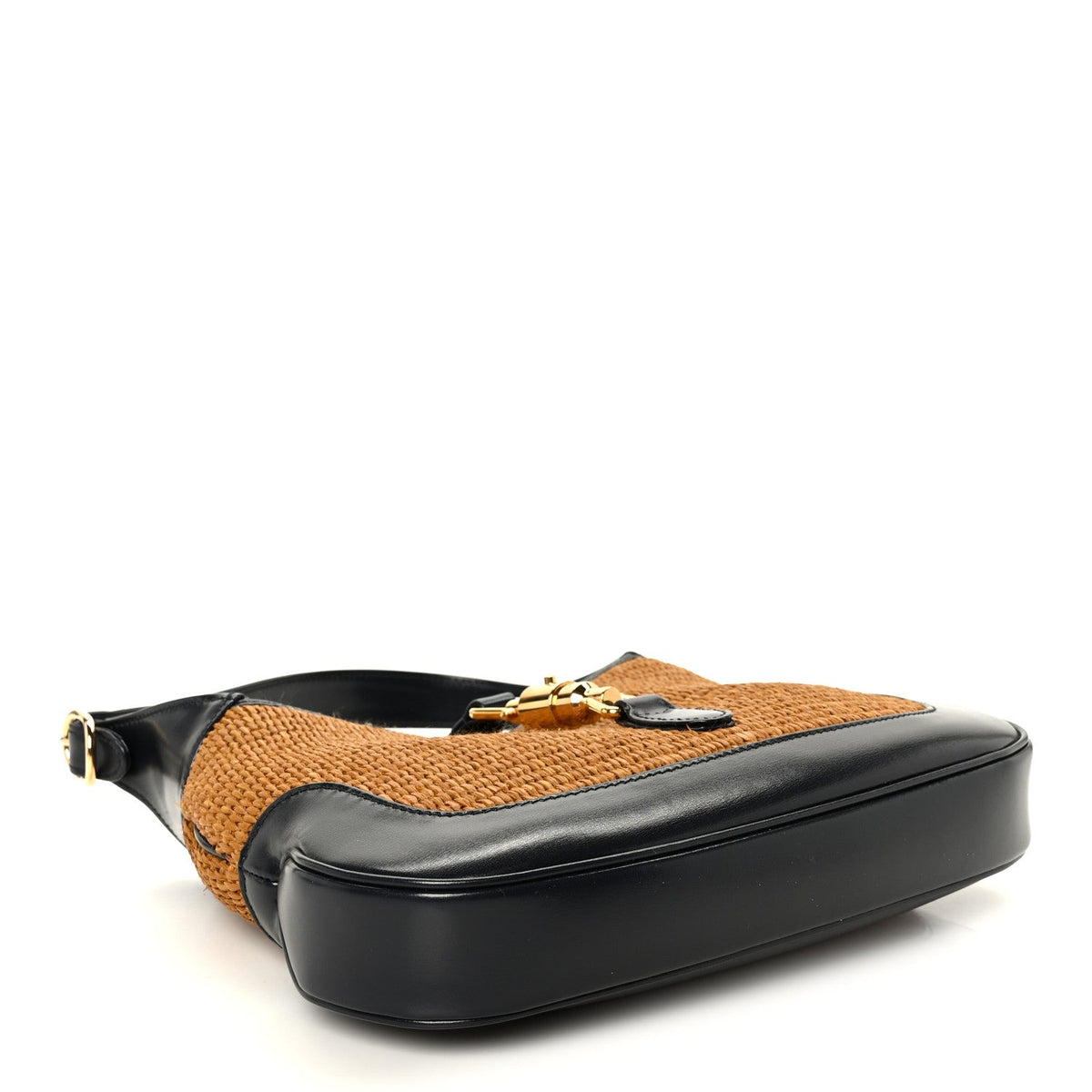 Straw Lux Boarded Dyana Lux Calfskin Small Jackie 1961 Hobo Natural Blue