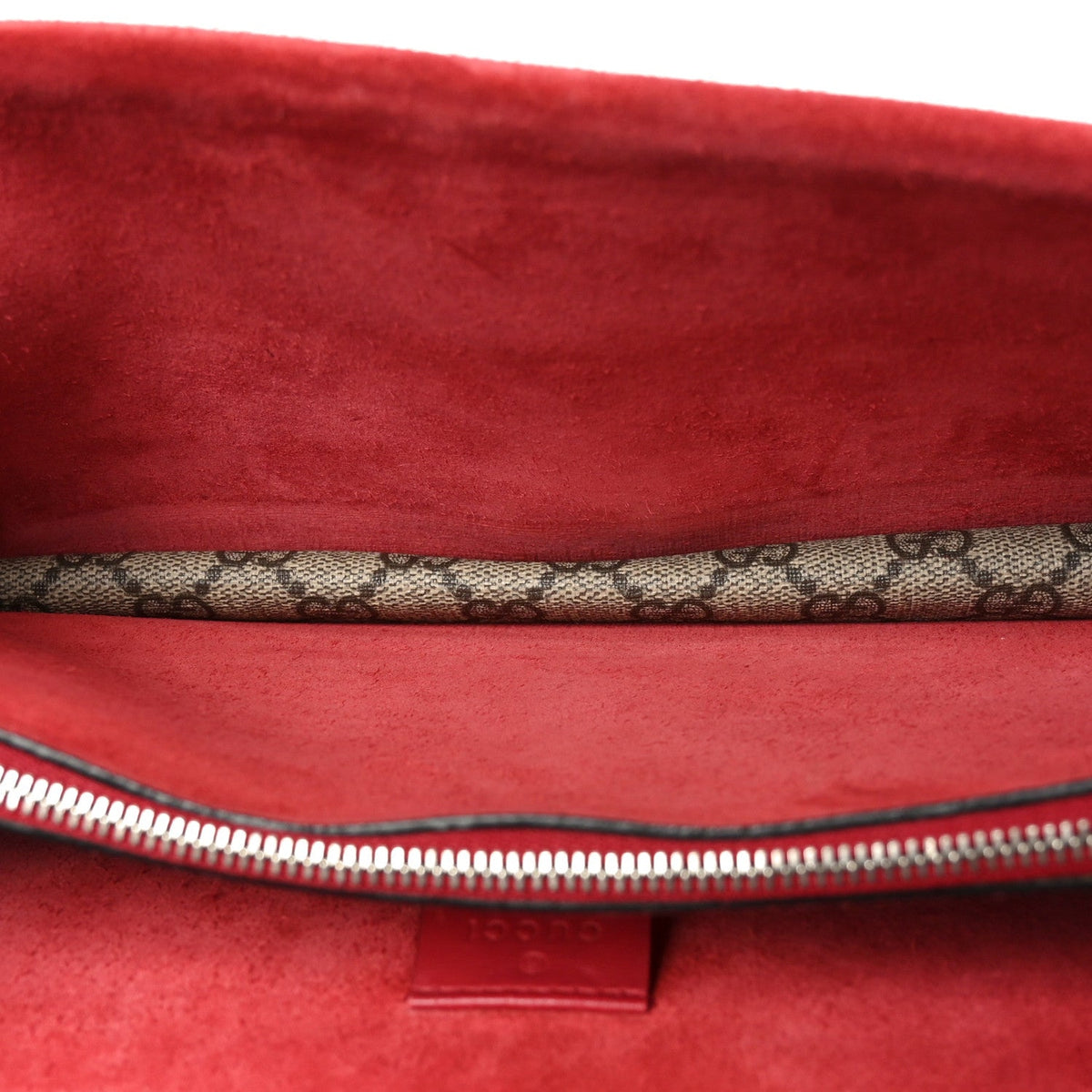 GG Supreme Monogram Small Dionysus Shoulder Bag Red