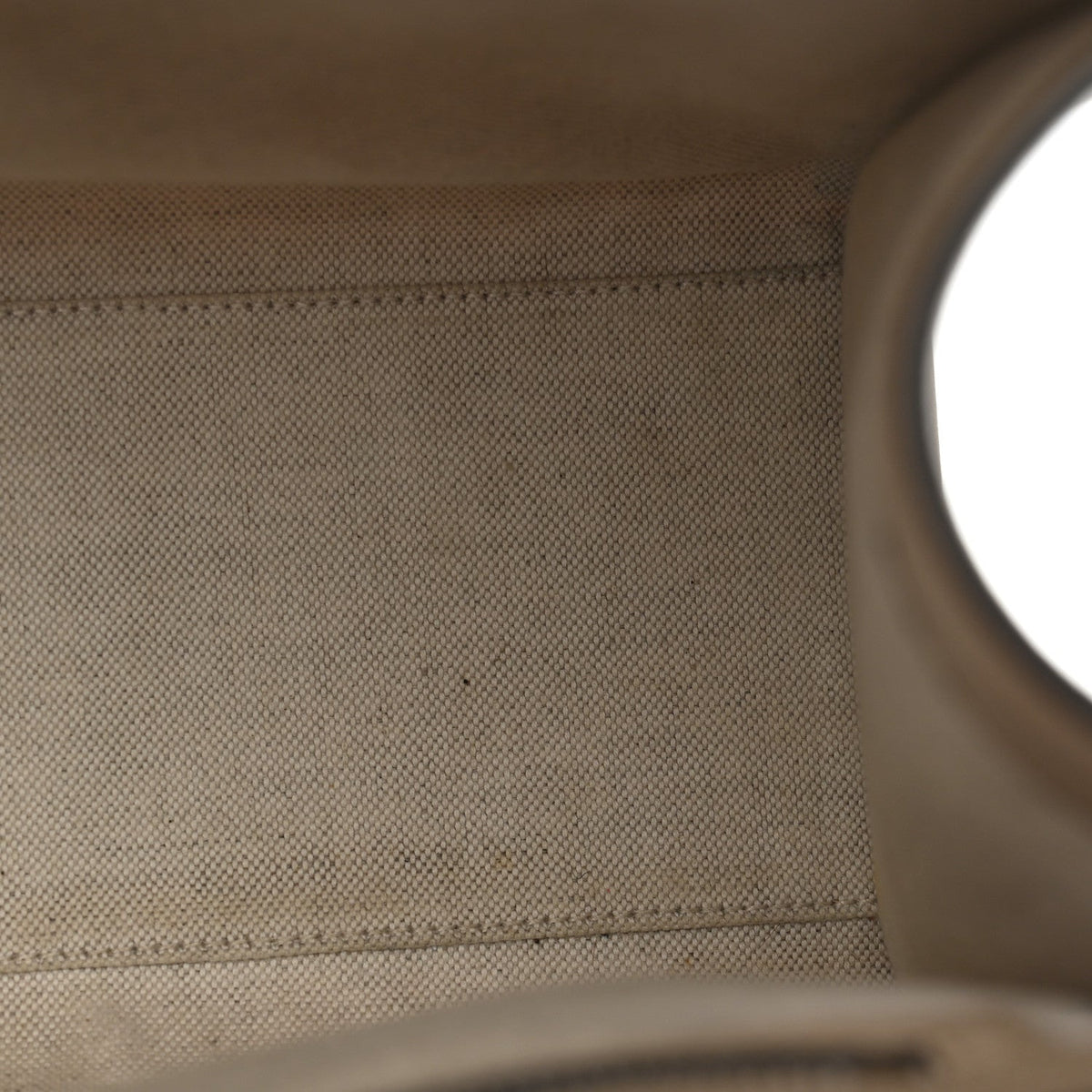 GG Supreme Monogram Textured Dollar Calfskin Small Retro Interlocking G Tote Bag Beige Mystic White Oatmeal