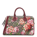 GG Supreme Monogram Blooms Medium Boston Beige Multicolor Dry Rose
