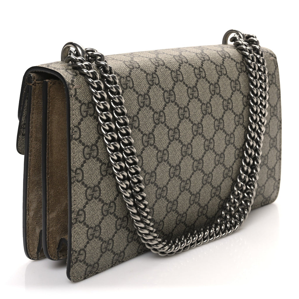GG Supreme Monogram Small Dionysus Shoulder Bag Taupe