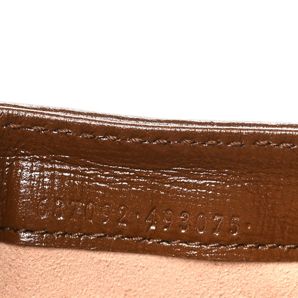 GG Supreme Monogram Azalea Calfskin Web Mini Jackie 1961 Hobo Beige Ebony Brown Sugar