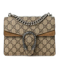 GG Supreme Monogram Mini Dionysus Shoulder Bag Taupe