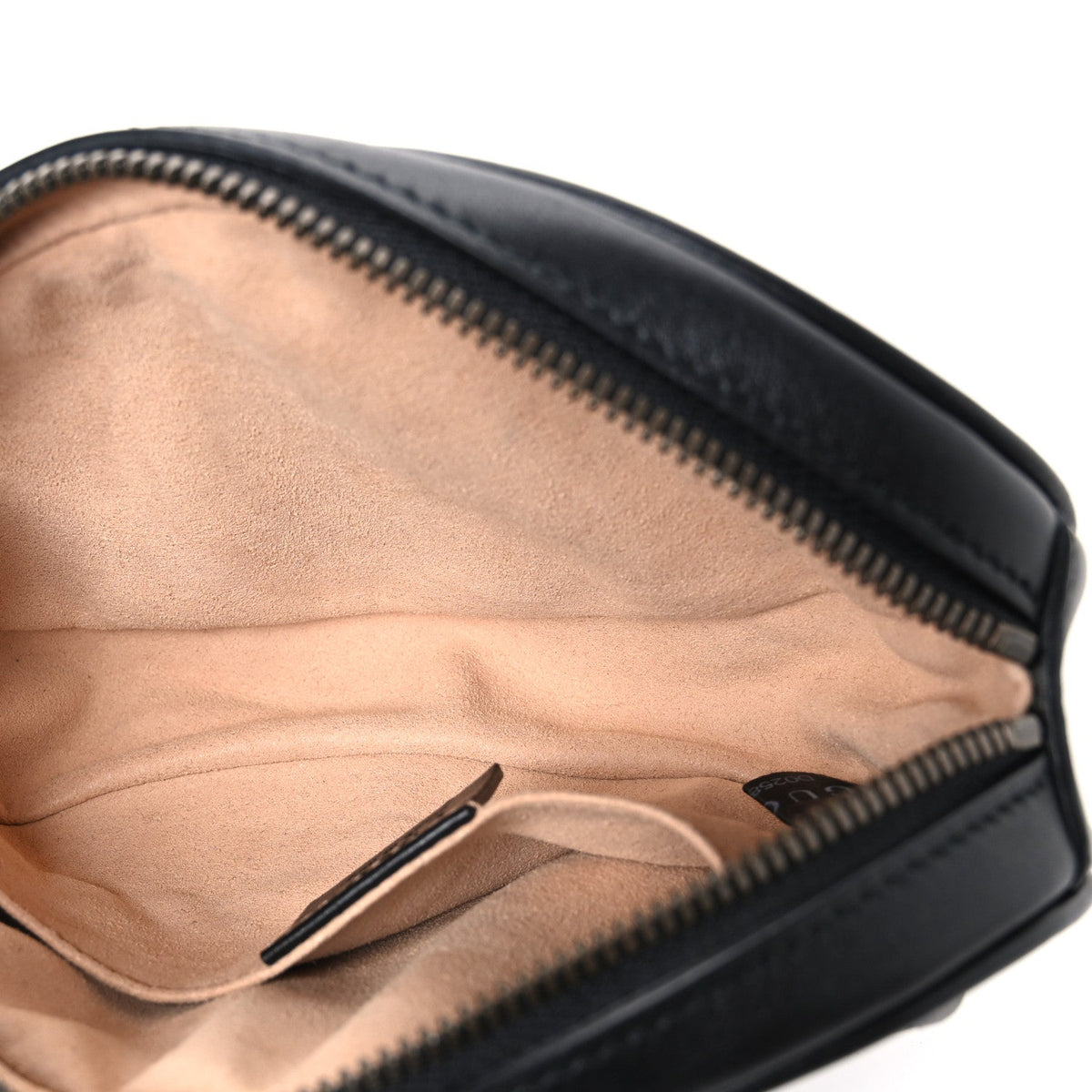 Calfskin Matelasse GG Marmont Belt Bag 95 38 Black