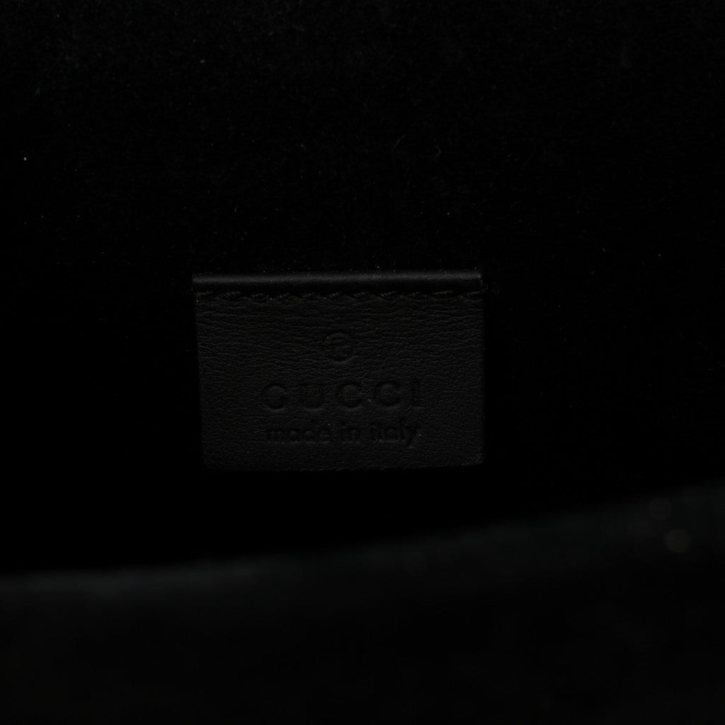 GG Supreme Monogram Mini Dionysus Shoulder Bag Black