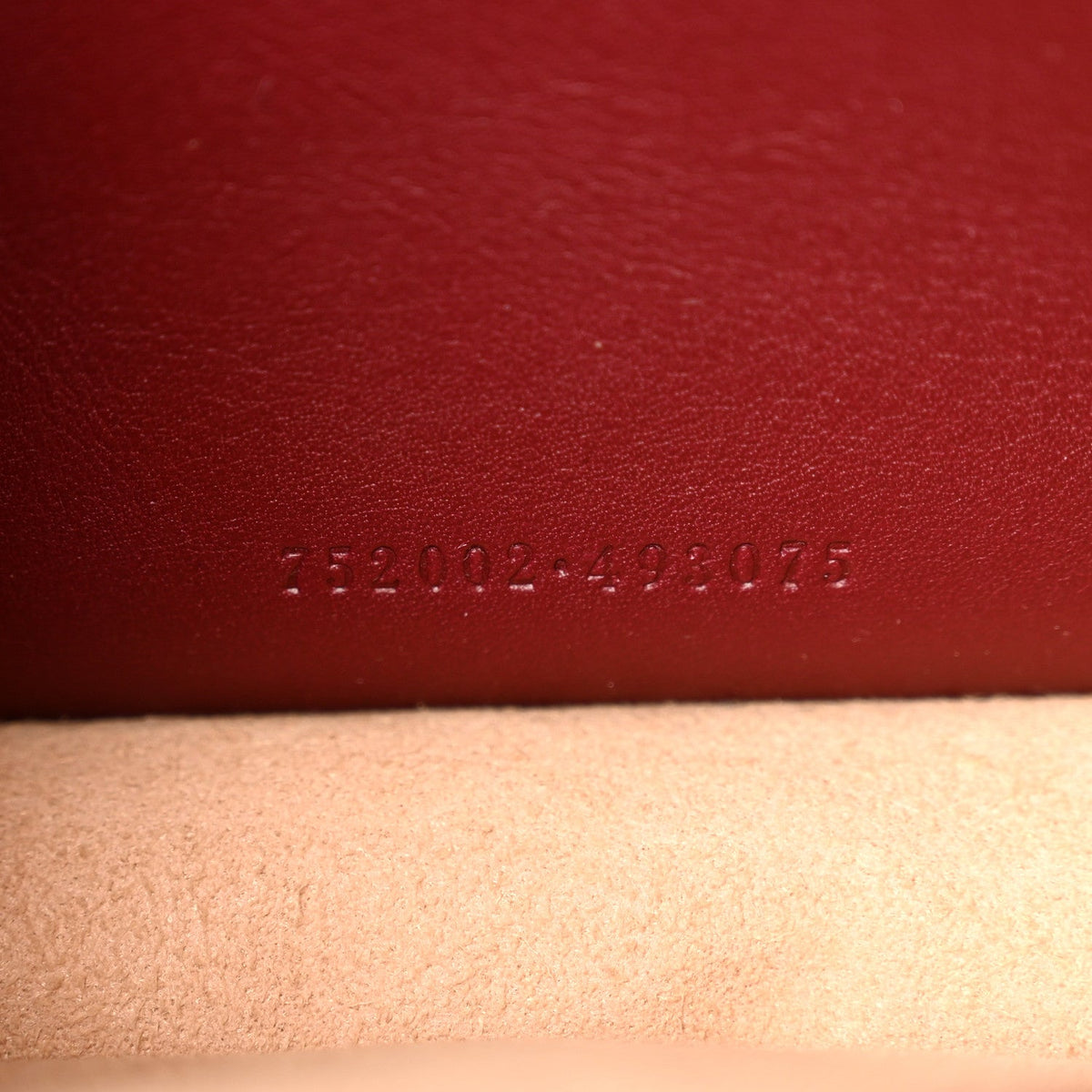 GG Supreme Monogram Azalea Calfskin Horsebit 1955 Mini Bag Beige Ebony Rosso Ancora