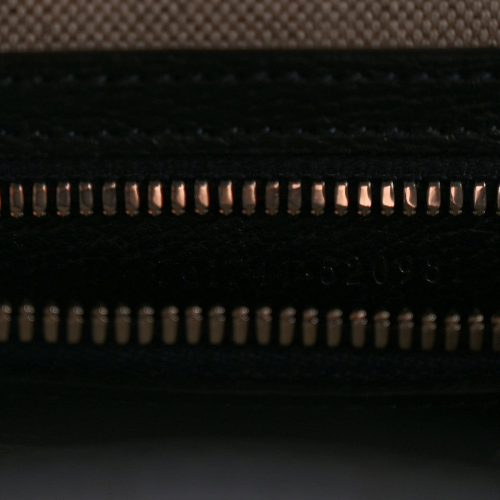 Tender GG Supreme Monogram Textured Dollar Calfskin Ophidia Messenger Bag Dark Blue