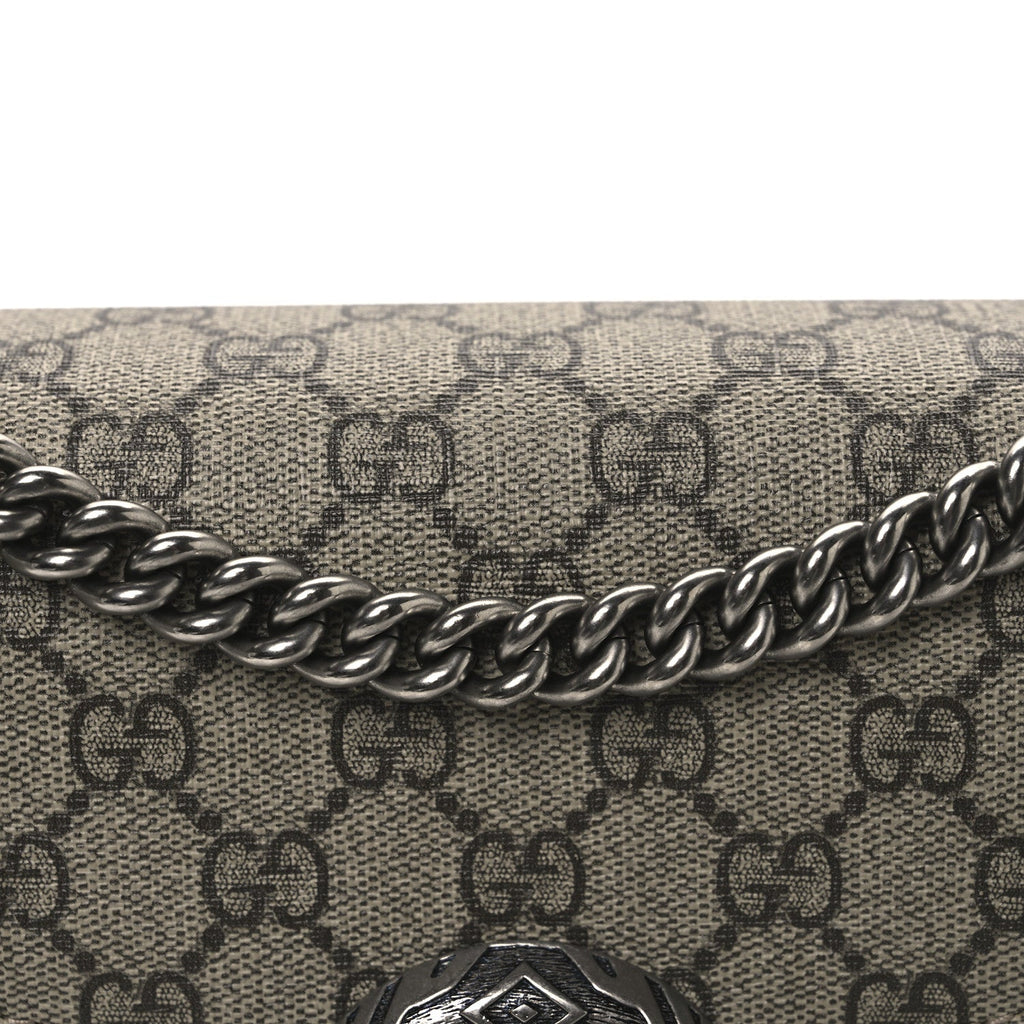 GG Supreme Monogram Small Dionysus Shoulder Bag Taupe