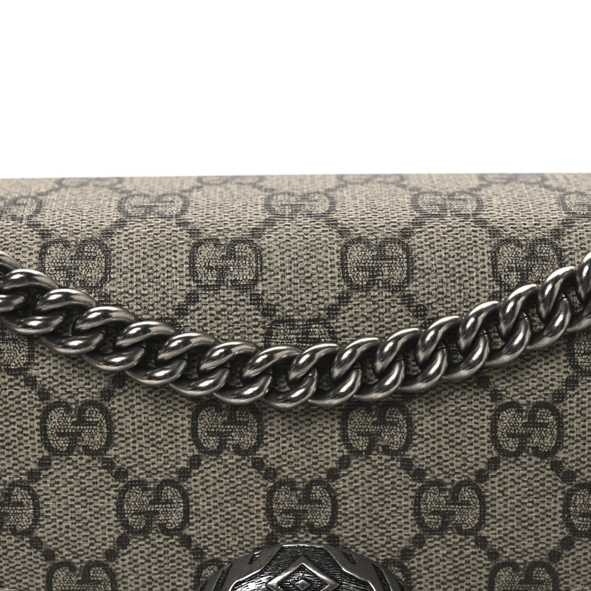 GG Supreme Monogram Small Dionysus Shoulder Bag Taupe