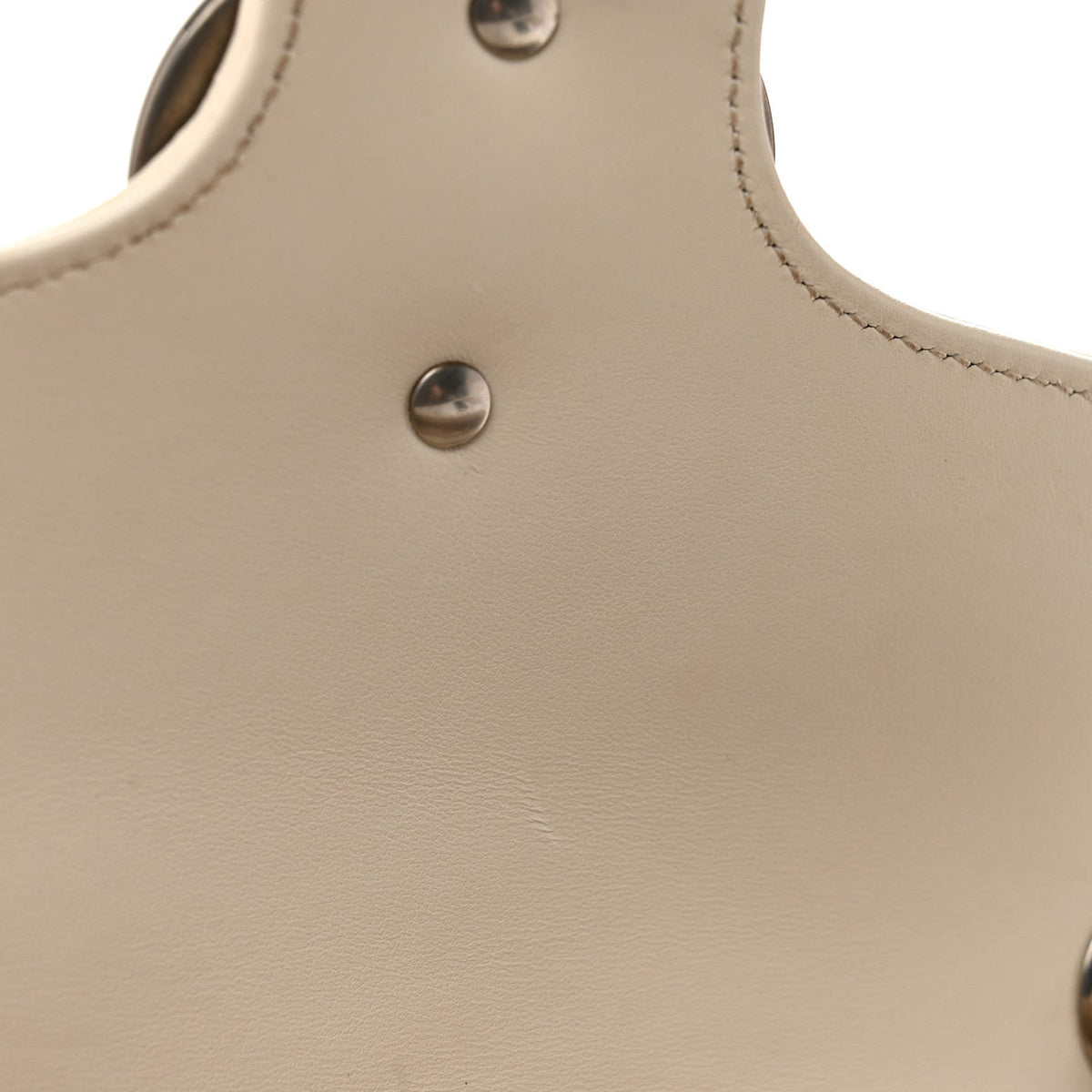Calfskin Matelasse Aria Small GG Marmont Shoulder Bag Mystic White