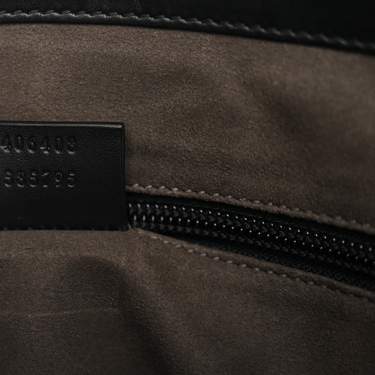Guccissima Signature Medium Flat Messenger Bag Black